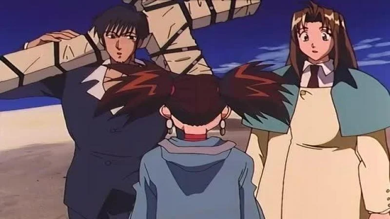 Кадры из аниме Триган (1998)